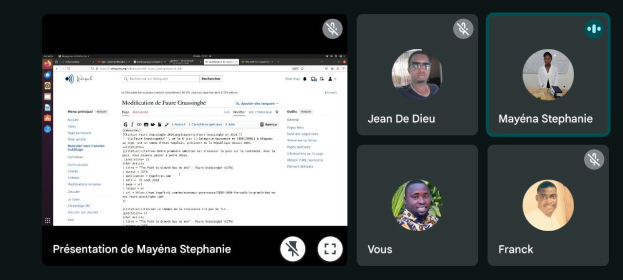 Ein Computerbildschirm, der eine Gruppe von Menschen auf der rechten Seite und ein Popup auf der linken Seite mit dem Text "Kaspersky Internet Security" und zugehörigen Sicherheitsicons anzeigt.