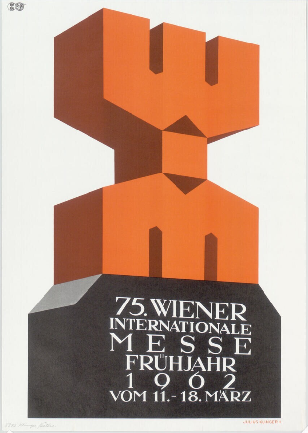 Ein Plakat für die 75. Internationale Messe Frühjahr in München, Deutschland, mit einem weißen Hintergrund, Text und einer bunten, detailreichen Skulptur in der Mitte.